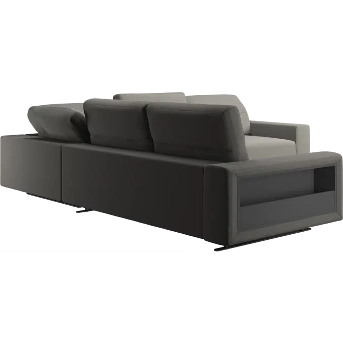 Hampton corner sofa with adjustable back and storage