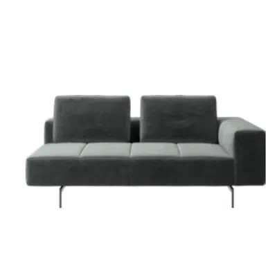 Image for Amsterdam - 2.5 seating module, armrest right sofa 2502