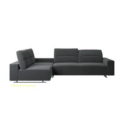 Image for Hampton corner sofa with adjustable back and storage on right side