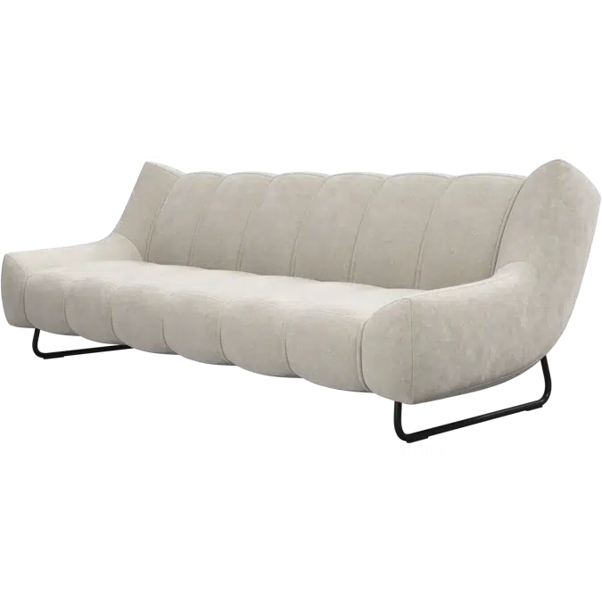 Nawabari 3-seater sofa higher leg 370-3101