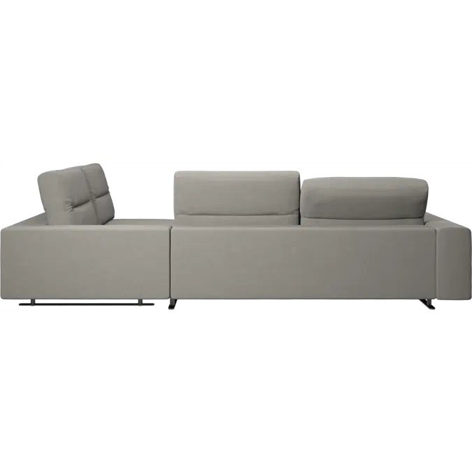 Hampton corner sofa with adjustable back and storage on left side