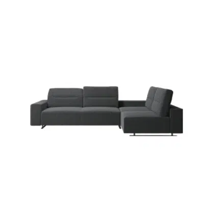 Image for Hampton corner sofa with adjustable back and storage on left side