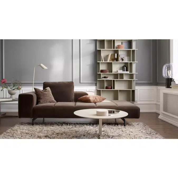 Amsterdam lounging module for sofa, armrest left, open end right- 8100