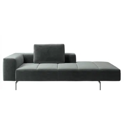 Image for Amsterdam lounging module for sofa, armrest left, open end right- 8100