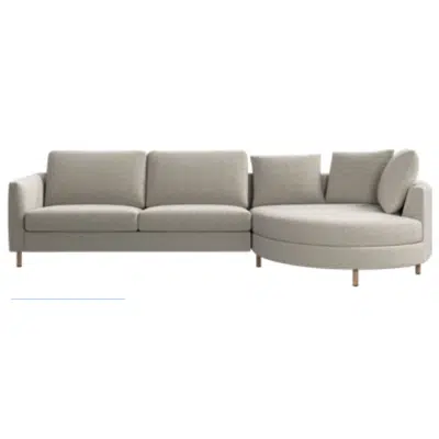 Image for Indivi sofa with chaise longue left Indivi - AN00