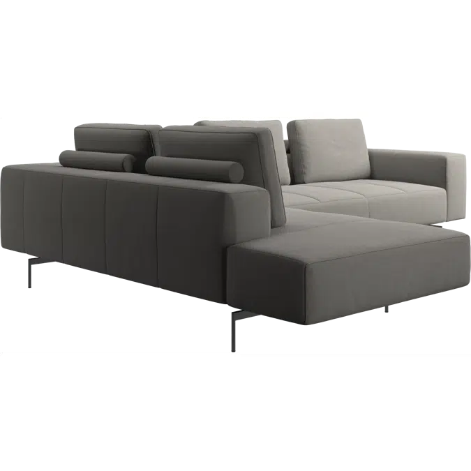 Amsterdam corner sofa with lounging unit- BA00