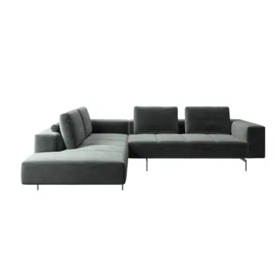 Image for Amsterdam corner sofa with lounging unit- BA00
