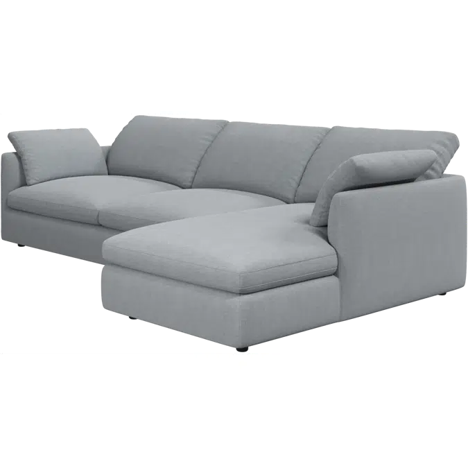 Milano sofa with chaise longue right - AB00
