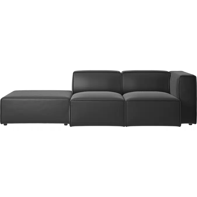 Carmo 2-seater sofa with pouffe, Left 416-AU00