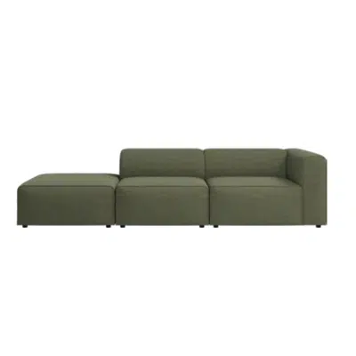 Image for Carmo 2-seater sofa with pouffe, Left 416-AU00