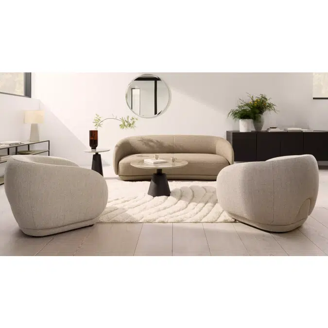 Bolzano armchair with swivel function - 1101