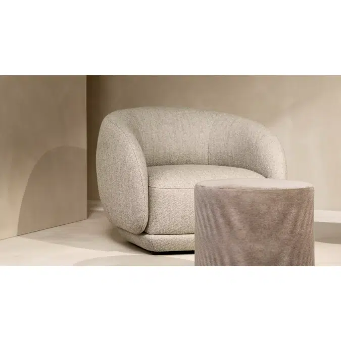 Bolzano armchair with swivel function - 1101