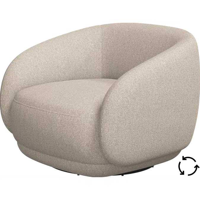 Bolzano armchair with swivel function - 1101