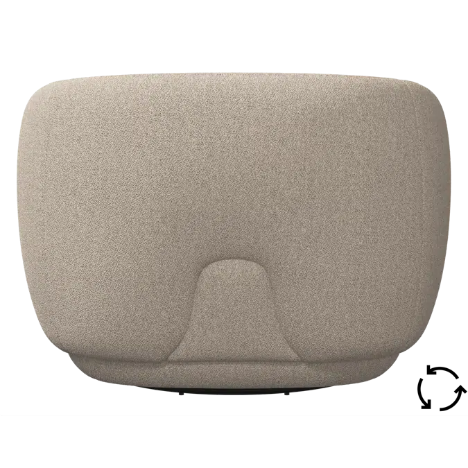 Bolzano armchair with swivel function - 1101