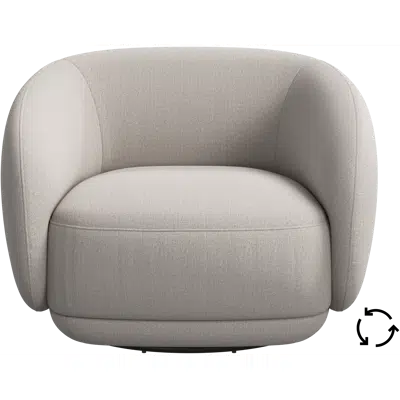 Image for Bolzano armchair with swivel function - 1101