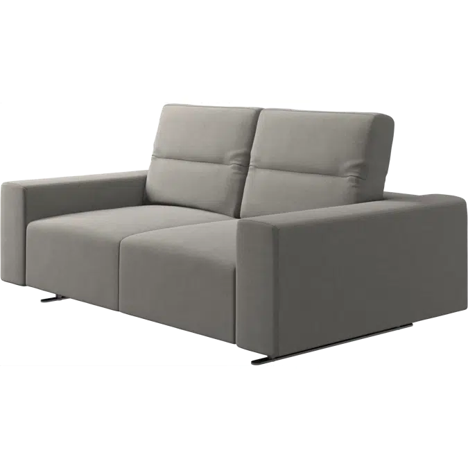 Hampton sofa with adjustable back and storage on the left side