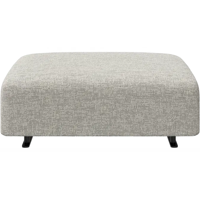 Hampton footstool with storage left and right sides