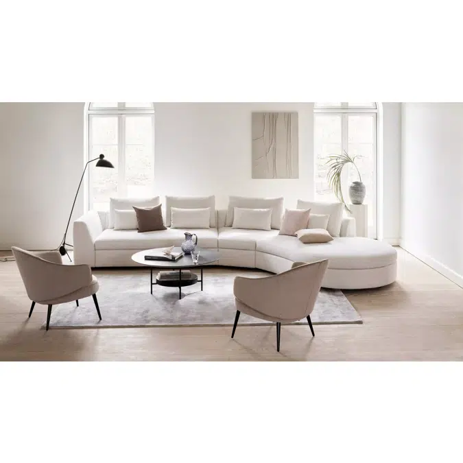 Bergamo bend sofa BG01