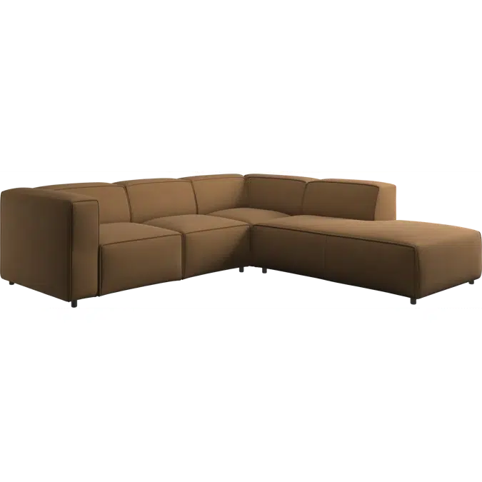 Carmo corner 3-seater sofa with open-end, Right 416-CM00