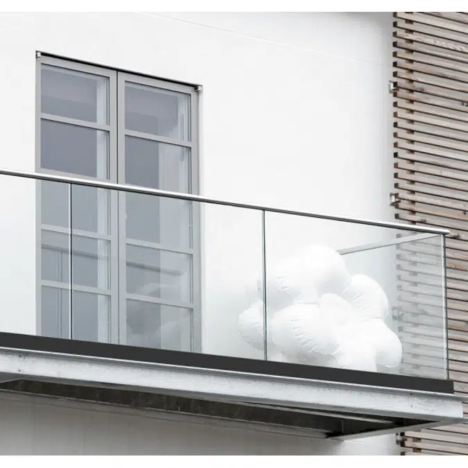 Glass Railing Rexal Quick 20 -  Top Mounted