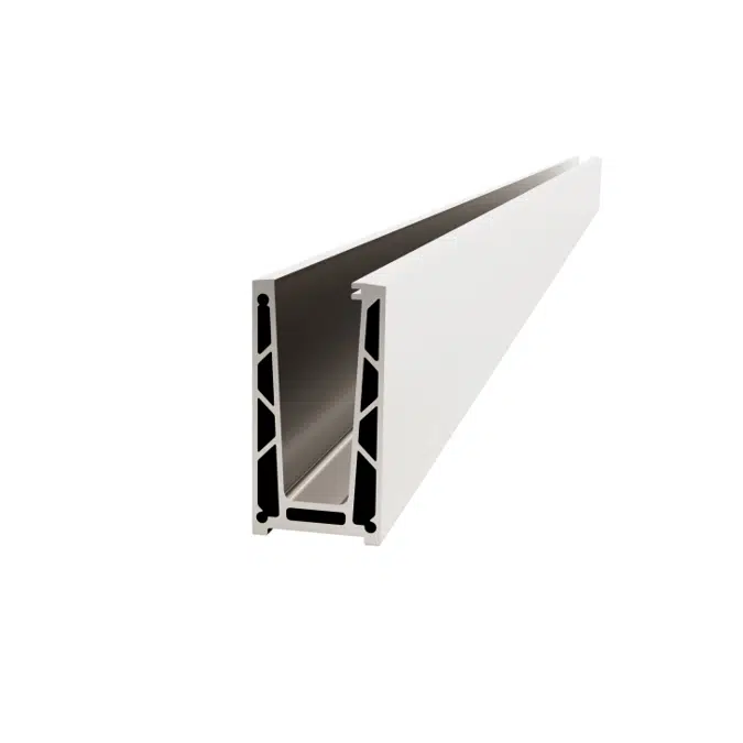 Glass Railing Rexal Quick 20 -  Top Mounted