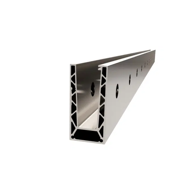 Glass Railing Rexal Quick 21 - Side Mounted