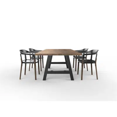 Briggs Table - Solid Wood için görüntü