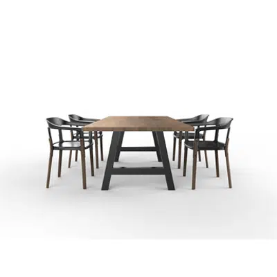 画像 Briggs Table - Solid Wood