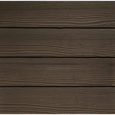 billede til Thermally Modified Wood Cladding - Brnsh - Burned + Brushed Pine Brown Oil Finish