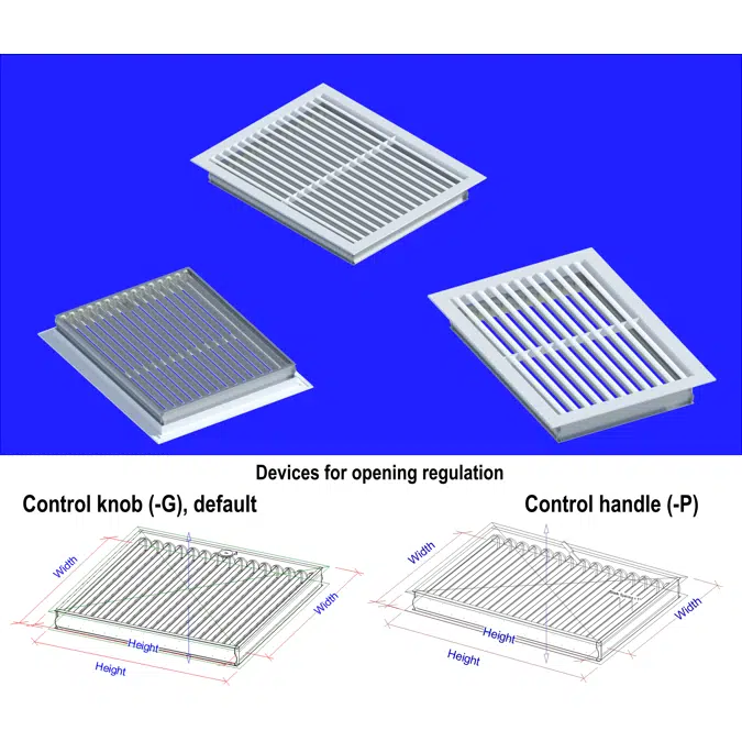 Return Grille L-RA, and Return Register L-RA-OB