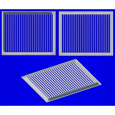 Image for Single Deflection Supply Grille L-V