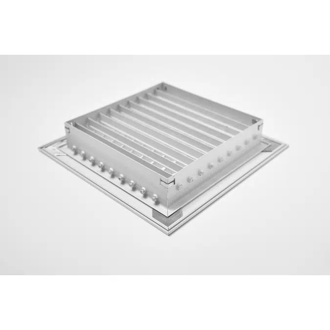 Aluminum double deflection Grille L- VH adjustable air supply HVAC sidewall or ceiling grille register without damper