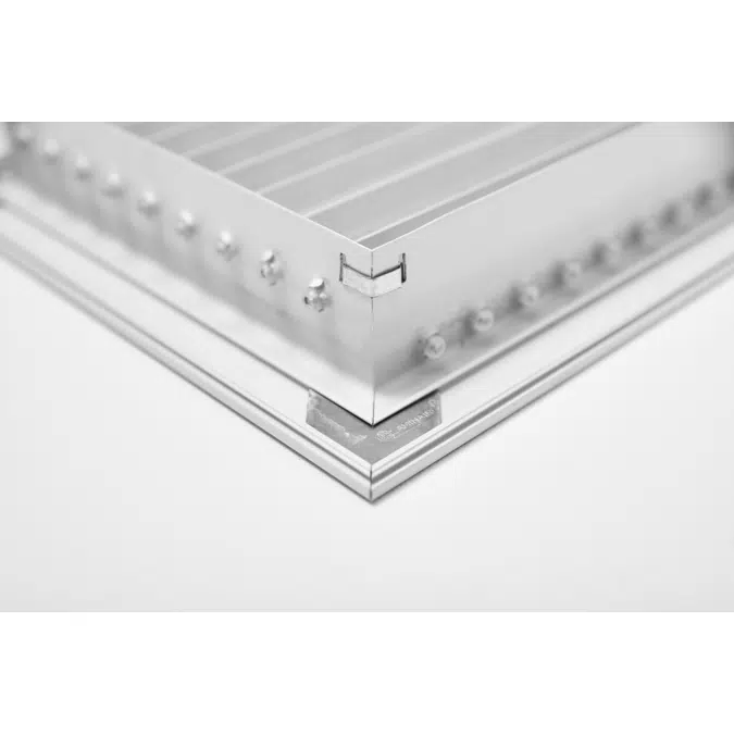 Aluminum double deflection Grille L- VH adjustable air supply HVAC sidewall or ceiling grille register without damper