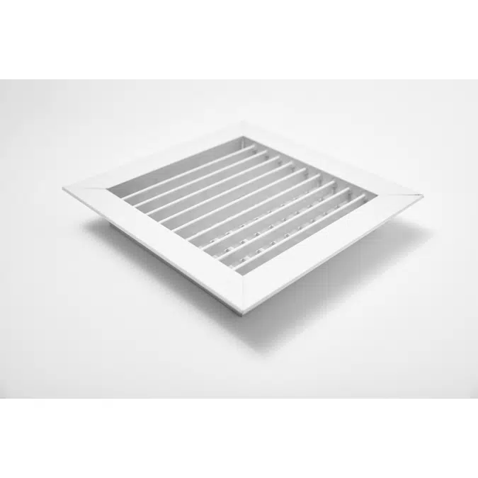 Aluminum double deflection Grille L- VH adjustable air supply HVAC sidewall or ceiling grille register without damper