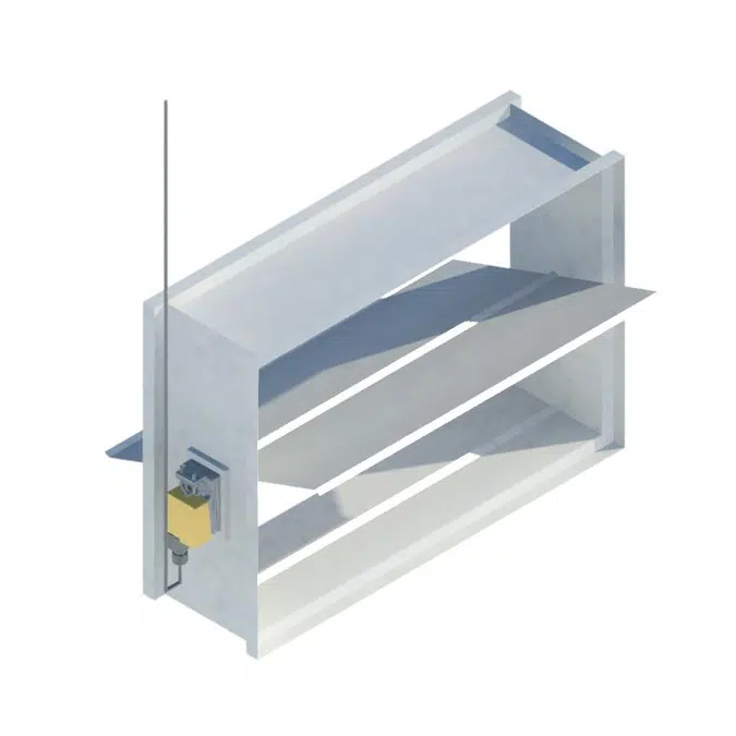 L-D25 Square-Rectangular Motorized Damper