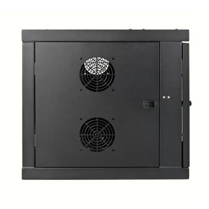 SmartRack 9U Low-Profile Switch-Depth-Plus Wall-Mount Rack Enclosure Cabinet with cable management, Wide