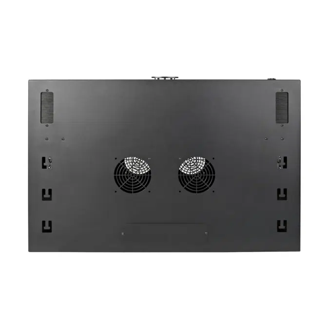 SmartRack 9U Low-Profile Switch-Depth-Plus Wall-Mount Rack Enclosure Cabinet with cable management, Wide