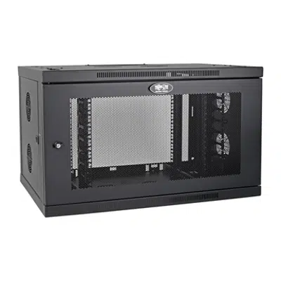 изображение для SmartRack 9U Low-Profile Switch-Depth-Plus Wall-Mount Rack Enclosure Cabinet with cable management, Wide