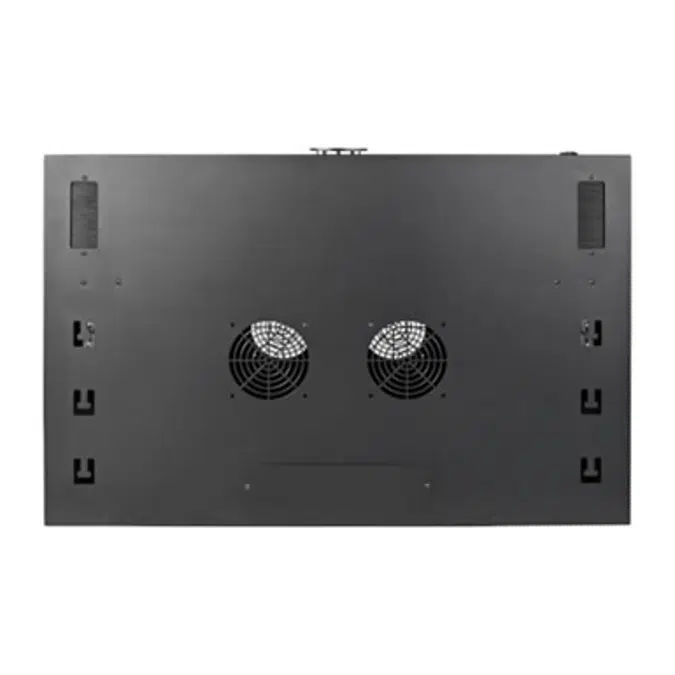 SmartRack 9U Low-Profile Switch-Depth-Plus Wall-Mount Rack Enclosure Cabinet with cable management, Wide