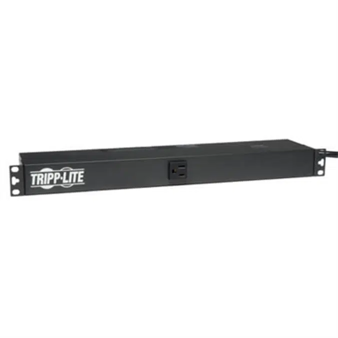 1.8kW Single-Phase 120V Basic PDU, 13 NEMA 5-15R Outlets, NEMA 5-15P Input, 15 ft. Cord, 1U Rack-Mount