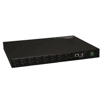 1.4kW Single-Phase Switched PDU with LX Platform Interface, 120V Outlets (16 5-15R), 5-15P, 100-127V Input, 12ft Cord, 1U Rack-Mount, TAA 이미지