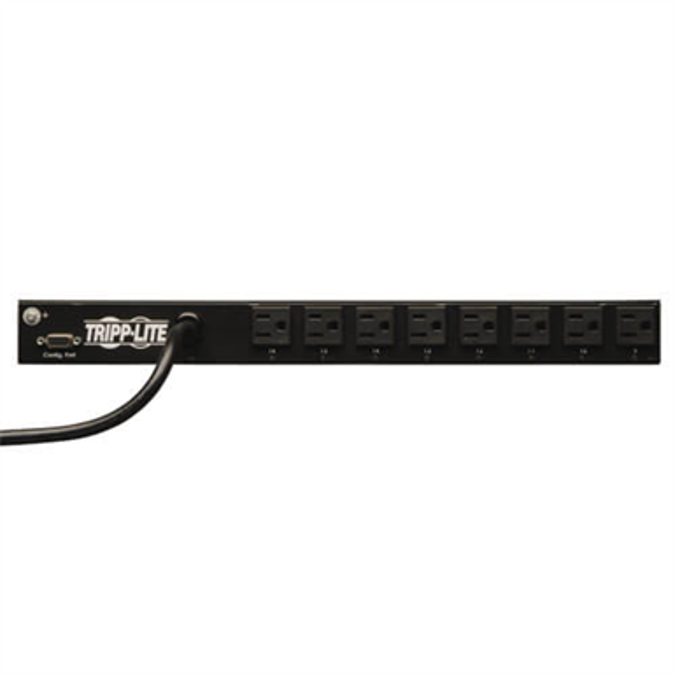1.4kW Single-Phase Switched PDU with LX Platform Interface, 120V Outlets (16 5-15R), 5-15P, 100-127V Input, 12ft Cord, 1U Rack-Mount, TAA