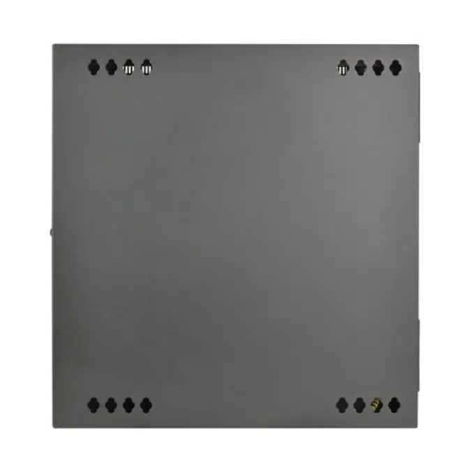 SmartRack 10U Low Profile Switch Depth Wall Mount Rack Enclosure Cabinet, Hinged Back