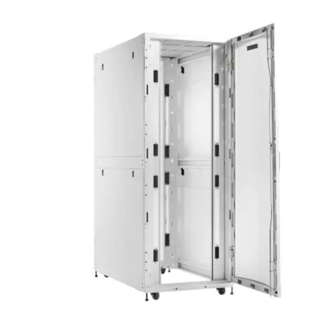 Eaton SmartRack 45U Extra-Deep Extra-Wide Heavy-Duty Rack Enclosure Cabinet for AI Servers, White