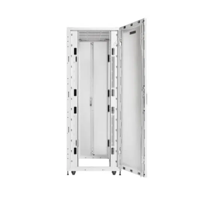 Eaton SmartRack 45U Extra-Deep Extra-Wide Heavy-Duty Rack Enclosure Cabinet for AI Servers, White