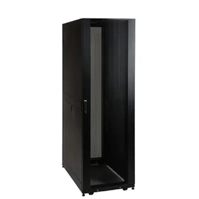 42U SmartRack Standard Depth Server Rack Enclosure Cabinet with doors and side panels 이미지