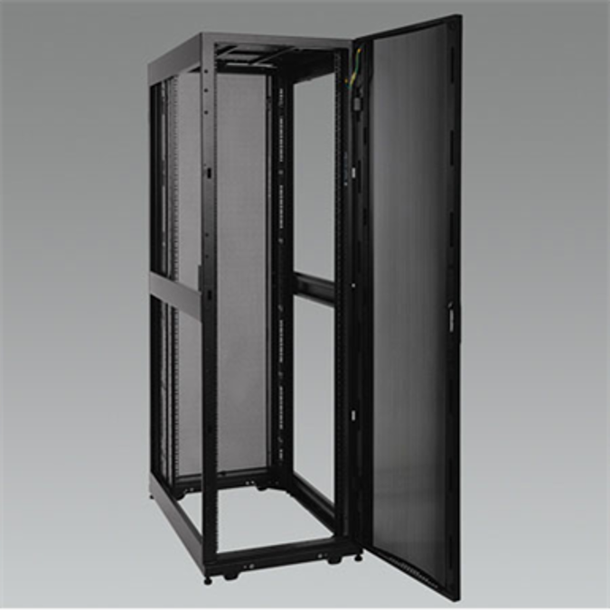 42U SmartRack Standard Depth Server Rack Enclosure Cabinet with doors and side panels