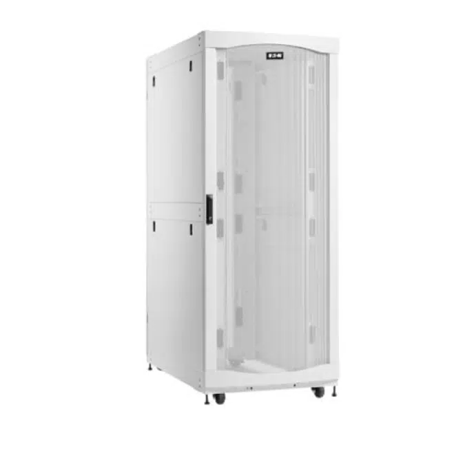 Eaton SmartRack 45U Deep Extra-Wide Heavy-Duty Rack Enclosure Cabinet for AI Servers, White