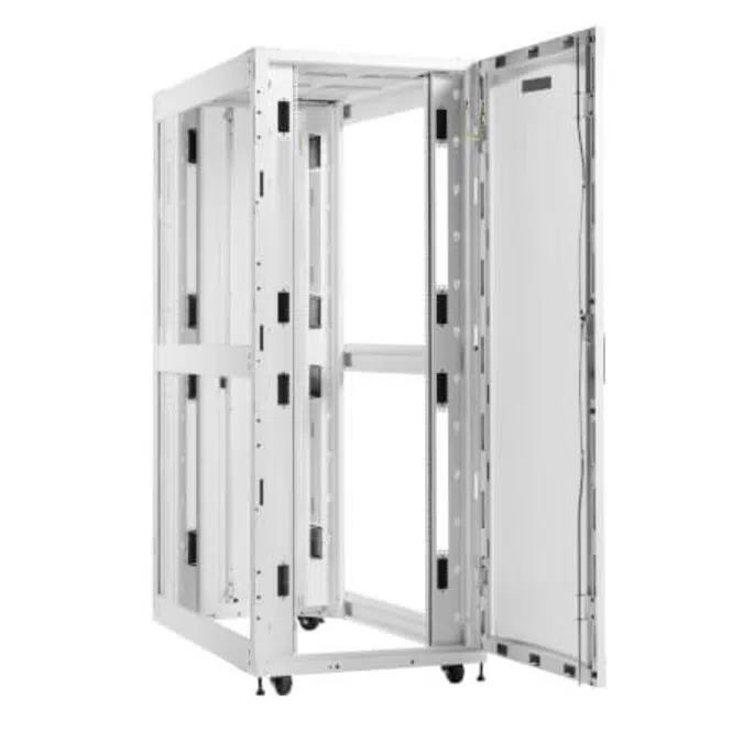 Eaton SmartRack 45U Deep Extra-Wide Heavy-Duty Rack Enclosure Cabinet for AI Servers, White