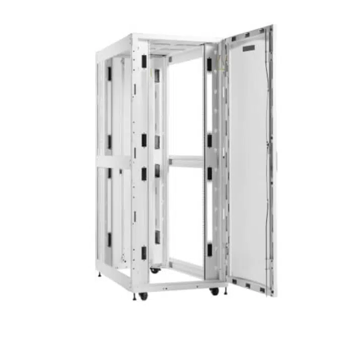 Eaton SmartRack 45U Standard-Depth Extra-Width Heavy-Duty Rack Enclosure Cabinet for AI Servers, White